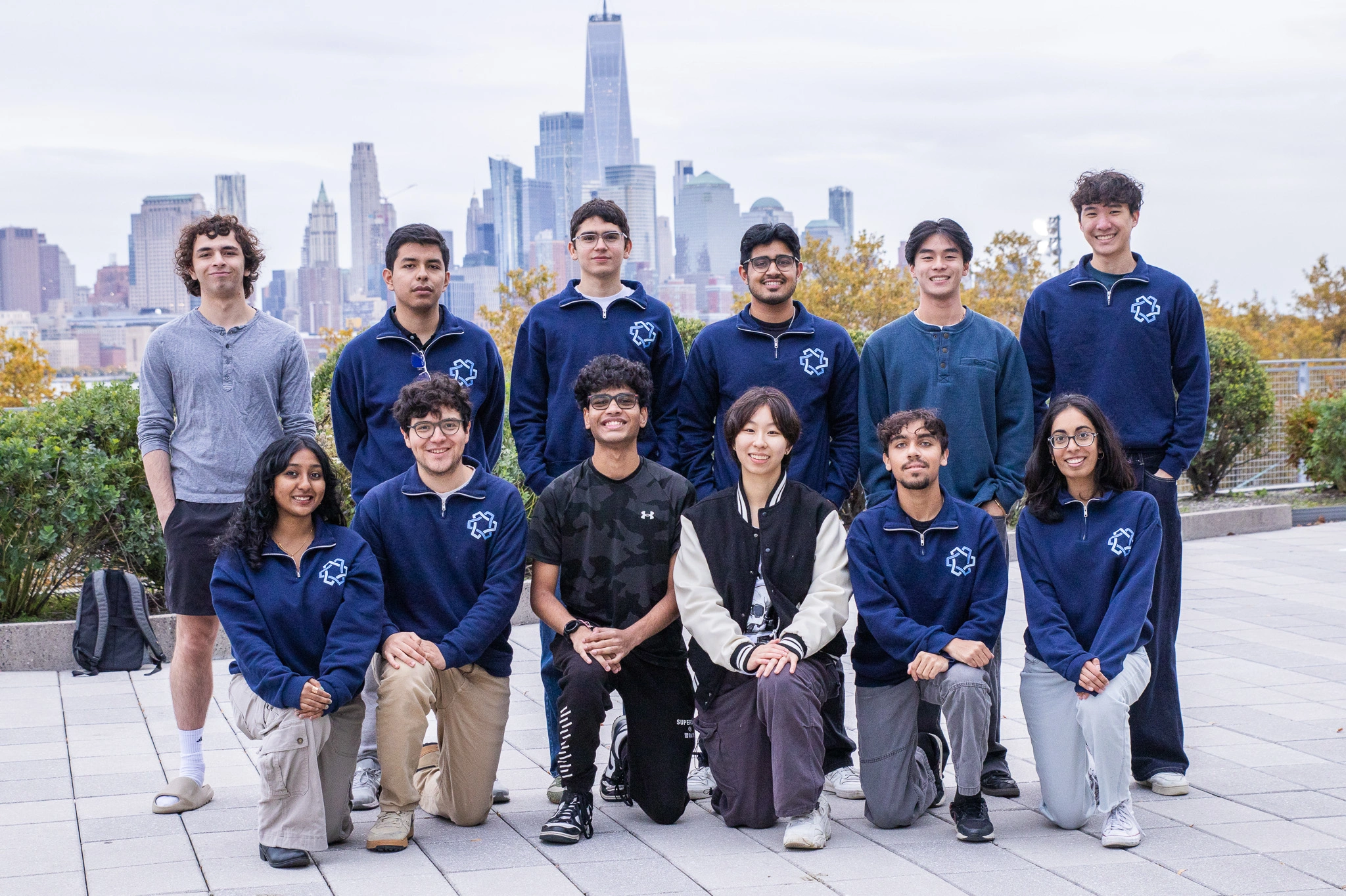 A photo of Blueprint members hard at work